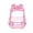 Pink, variant on Light Ashy Clear Backpack Transparent Bookbag Front Pocket with Buckle Straps Side Mesh Water Bottle Pockets Adjustable Padded Shoulder Straps See Through Backpack for School Concert Sports Travel