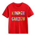 thumbnail image 4 of KAUOD Kindergarten Shirts for Kids, Girls Boys First Day of School T Shirt, Preschool Student Back to School Clothes, 4 of 7