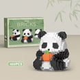 thumbnail image 1 of Cute Mini Chinese Style Animal Building Blocks Set, Creative DIY Assembled Panda Model, Educational Bricks Puzzle Toy, Ideal Birthday and Holiday Gift for Boys Kids, 1 of 7
