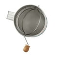 thumbnail image 3 of The Pioneer Woman 3-Cup Stainless Steel Tin Flour Sifter with Acacia Wood Crank Knob, Sweet Rose, 3 of 5