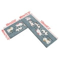 thumbnail image 2 of Qxpztk Kitchen Mat(2 PCS)Cushioned Anti-Fatigue Kitchen Rug,Waterproof Non-Slip Kitchen Mats Rug for Kitchen,Floor Home, Office, Sink, Laundry(Cat House), 2 of 8