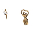 thumbnail image 1 of Escultura de resina de una chica con estilo estético y figura de pareja de enamorados. Souvenirs creativos para la oficina, aniversario, regalo y, 1 of 8
