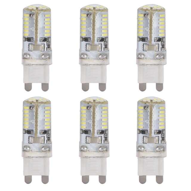 Bombilla para lámpara de techo, 6 piezas G9 58 LED, bombilla para lámpara de pared, bombilla para lograr más