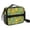 Football and Rugby Green Pattern, variant on Football and Rugby Navy Pattern Bento School Insulated Lunch Bag Box with Shoulder Strap and Bottle Holder, 11" X 9.5" X 3.5"
