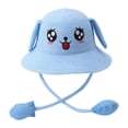 thumbnail image 1 of Capa de sombrero de paja de gorra de pescadores divertidos para viajes regalos de primavera de verano viajes de verano Azul, 1 of 10