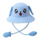 thumbnail image 1 of Sombrero con visera de orejas de conejo y protección solar para viajes y fiestas. Azul, 1 of 9