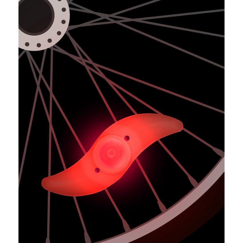 Fun Central (AT746) 1 pc LED Light Up Bicycle Spoke Lights, Glow in the