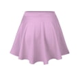 thumbnail image 3 of KOGMO Womens Basic Solid Versatile Stretchy Flared Casual Skater Skirt, 3 of 5