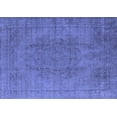 thumbnail image 1 of Ahgly Company Machine Washable Indoor Rectangle Oriental Blue Industrial Area Rugs, 8' x 10', 1 of 4