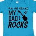 thumbnail image 4 of Inktastic For the Record, My Dad Rocks Boys or Girls Baby Bodysuit, 4 of 5