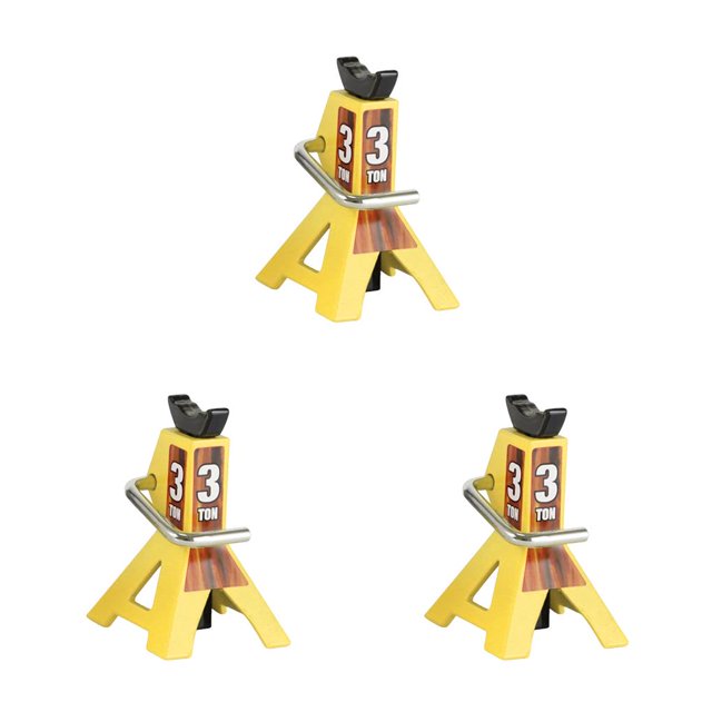 Bewildely Soporte de gato de simulación de Metal 1:10, soporte de elevación de altura ajustable para coche sobre orugas, accesorios de Type7 NO7