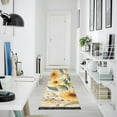 thumbnail image 4 of Yayeee Runner Rug for Bedroom 2'x6' Machine Washable Hallway Non Slip Mat, Beige Sunflowers, 4 of 8