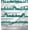 Teal Green, variant on Soimoi Green Crepe Silk Fabric Indian Monuments Architectural Print Fabric by Yard 42 Inch Wide