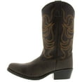 thumbnail image 2 of SMOKY MOUNTAIN BOOTS   Kids Monterey Western Boots, Color: Brown/Black, Size: 4, Width: R (1575Y-4R), 2 of 6