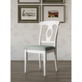 thumbnail image 3 of Home Design Olivia Dining Chair, Set of 4, Cushioned Seat, Mid-Century Modern Style, Gray/White, 3 of 8