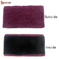 thumbnail image 4 of Spencer Winter 3PCS Beanie Hat Gloves Scarf for Men and Women, Knit Fleece Lined Warm Touchscreen Gloves Beanie Infitiny Scarf Set (Rose Red), 4 of 10