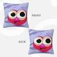 thumbnail image 3 of ZICANCN Romantic Smile Heart Love Decorative Throw Pillow Covers, Bed Couch Sofa Decorative Knit Pillow Covers for Living Room Farmhouse 26"x26", 3 of 8