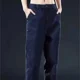 thumbnail image 4 of Pantalones de vestir para hombre, moda tecnológica, largos, de algodón, estilo Y2k, estilo vintage, rectos, cargo, holgados, de corte regular, de diseñador, estilo Harajuku, 4 of 5