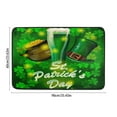 thumbnail image 3 of Opehuo Happy St. Patrick's Day Rug,Green Lucky Clover Floor Mat,St. Patrick's Day Welcome Doormats,St. Patrick's Day Elemental Pattern Floor Mat For Home Decoration,H-L, 3 of 6
