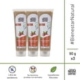 thumbnail image 3 of Crema Dental Sin Fluor Bienestar NEEM ERFRE Paquete de 3 Sabor Canela 90GR c/u, 3 of 4