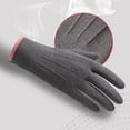 thumbnail image 4 of CAIXIA Warm Gloves For Men Winter Thermal Lined Touchscreen Mittens for Cycling Driving and Outdoor Activities Windproof Cold Weather Gloves,Grey, 4 of 8