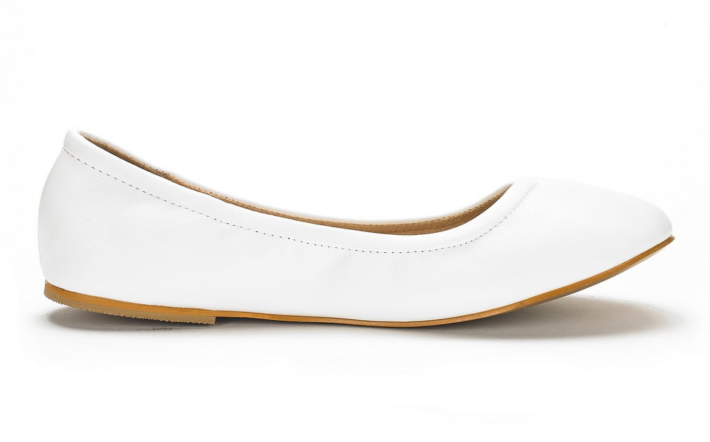 white flat shoes walmart