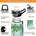 thumbnail image 4 of Coconut Trees 32oz Water Bottles with Straw Tritan Leakproof Sports Bottle BPA Free Clear for Fitness Gym Swimming Cycling, 4 of 7