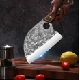 thumbnail image 2 of Butcher Chef Knife Meat Cutting Hand Forged Kitchen Cooking Knife With Gift Box, 2 of 6