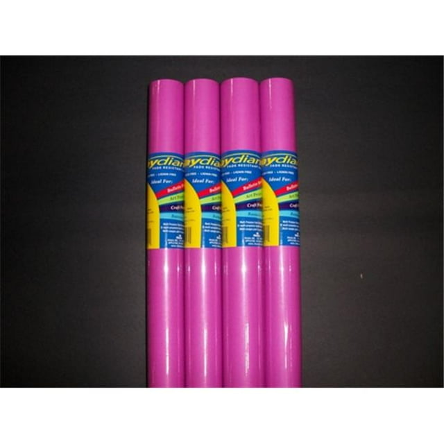 80167 RiteCo Raydiant RiteCo Raydiant Rouleaux d'Art Résistants à la Décoloration Magenta 48 Po X 50 Pi Lot de 4