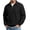 Black, variant on Wrtxtat Quarter Zip Sweatshirts for Men Collared Textured Knit Long Sleeve Pullover Tops Spring Autumn Casual Solid Color T Shirts Gray S