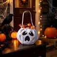 thumbnail image 6 of Halloween Decoration Indoor Outdoor Clearance Under $5.00! Thanksgiving Fall Decorations for Home, Halloween Candy Bag Ghost Face Halloween Decorative Tote Bag, 6 of 6