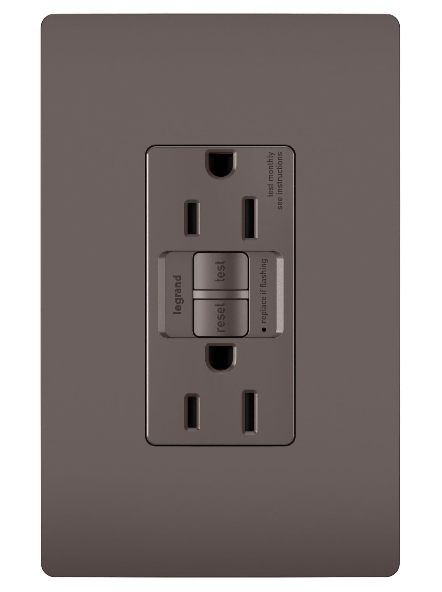 Legrand 1597tr Radiant Gfci Wall Outlet Brown