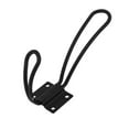 thumbnail image 2 of Uxcell Kitchen Bathroom Clothes Hooks Robe Hat Coat Wall Hanger Black, 2 of 4