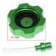 thumbnail image 4 of Tapa de tanque de combustible de aluminio CNC para ATV Dirt Bike, color playa anodizado verde, 4 of 5