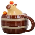 thumbnail image 3 of Cute Ceramic Capybara Mug For Coffee And Tea Creative Water Cup For Women For Home And Office Use Large Capacity Ideal Present For Capybara Lovers, 3 of 7