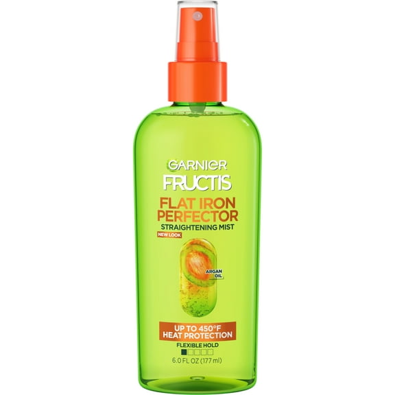 Garnier Fructis Flat Iron Perfector Straightening Mist Hair Sprays Argan Oil All Hair Types 6 fl oz