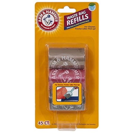 UPC: 0029695291203 | Arm & Hammer Waste Bag Refills 45 count Pack of 3