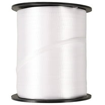 BESTYASH White PVC Curling Ribbon for Balloon Tying Wrapping Durable Decorative Ribbon
