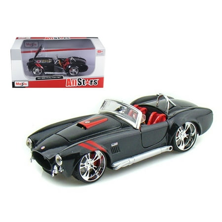 - 1965 Shelby Cobra 427 S/C Black 1/24 Diecast Car Model by Maisto