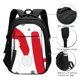 thumbnail image 3 of Balery HOHOHO Christmas Mochila con carga USB para hombre y mujer - Mochila impermeable y antirrobo para portátil con puerto USB para viajes, trabajo, estudios y universidad, 3 of 7