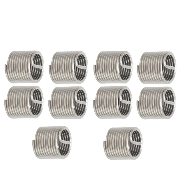LAFGUR Écrou de Réparation de Filetage Inserts de Filetage 10Pcs Inserts de Réparation de Filetage pour Fournitures Industrielles