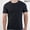 Black, variant on Men Women O Neck T-shirt High Qualtity Cotton Tee Solid Color Short Sleeved T Shirts Black White Breathable Clothing Couple Tops