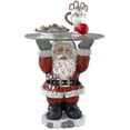 thumbnail image 4 of Adorno de resina para mesa navideña con tapa de cristal escultural de Papá Noel, sala de estar para el hogar de Navidad S, 4 of 4