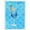 Blue, variant on Summer Cocktail Orange Polkadot Flag Garden Size BB8233GF