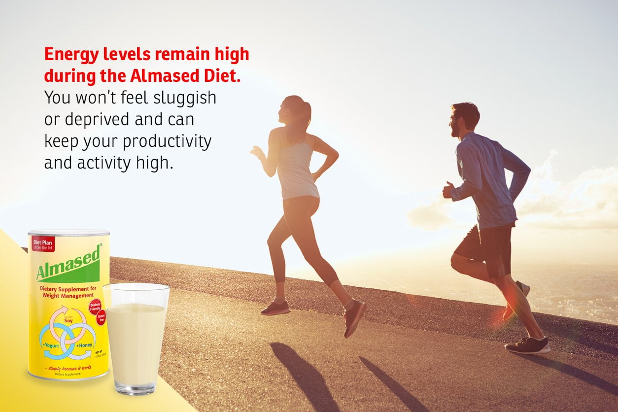 Almased Meal Replacement Shakes -Plant Based Protein Powder - Weight Loss Shake (3 Pack)