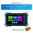 thumbnail image 2 of 4K CCTV IPC Tester 8MP AHD CVI TVI Camera 12MP IP Camera Testing VGA PTZ PoE UTP Network Cable Tracer Battery ,Full Features Tester, 2 of 7