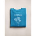 thumbnail image 3 of Deams Come True Peonies Sweatshirt Women -Image by Shutterstock, Female Medium, 3 of 4