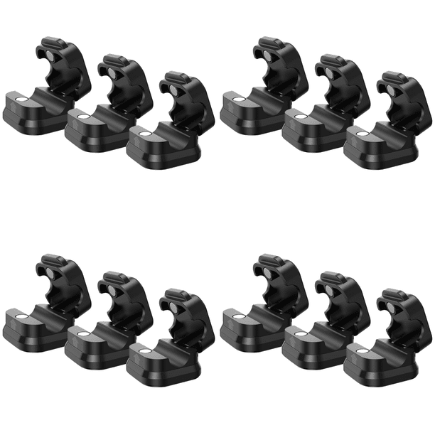 3 Uds Clip Cable Magnético Soporte Adhesivo Alambre para Coche ()