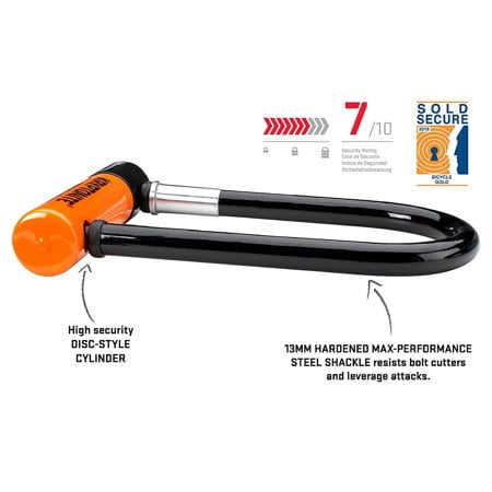 Kryptonite Evolution 13mm U-Lock with FlexFrame-U Bracket
