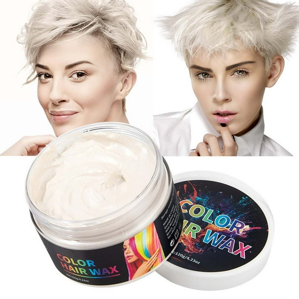 Cera para teñir el cabello, pomadas de cera de color, cera para teñir el cabello natural, crema de tinte para cosplay